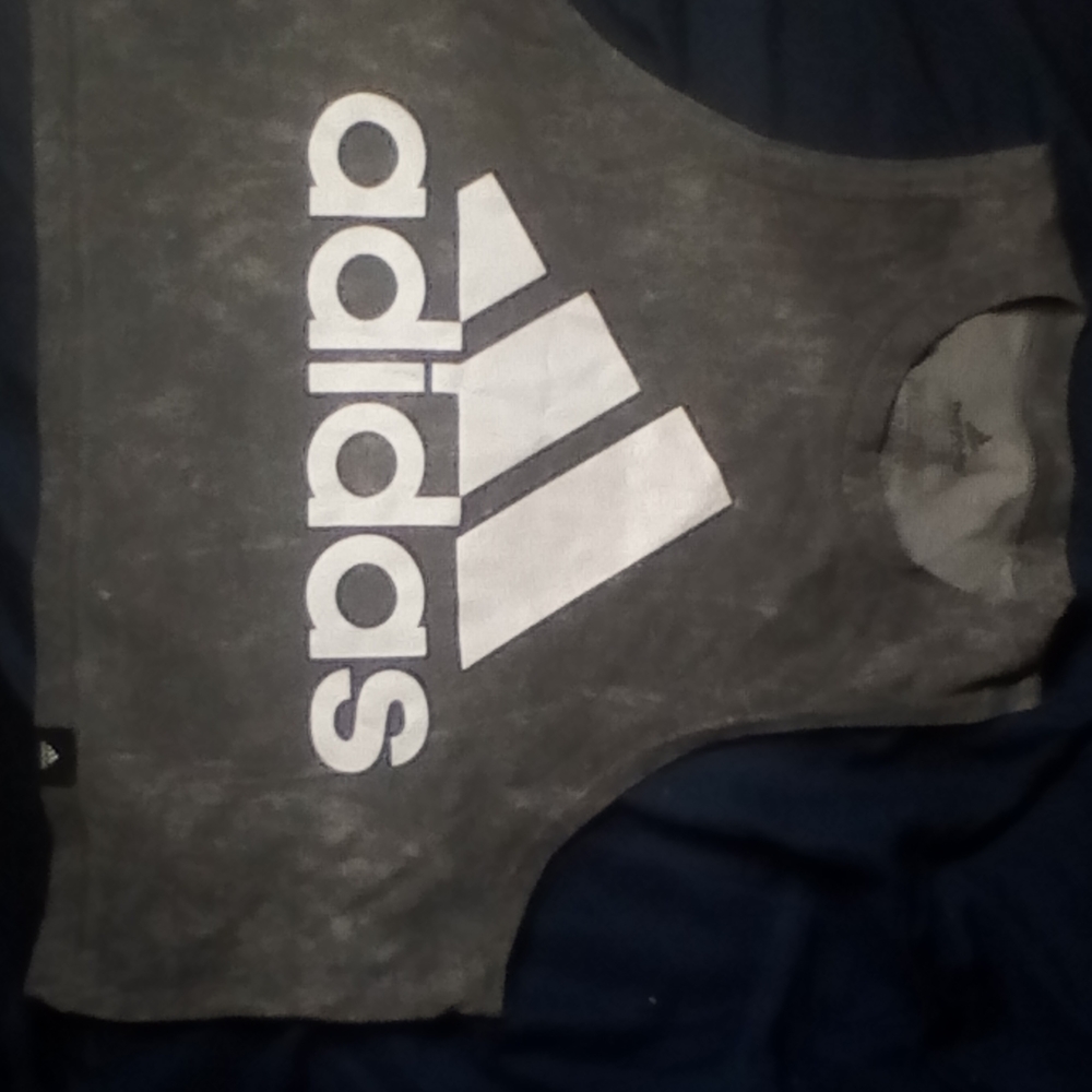 Adidas Charcoal Sleeveless Tank